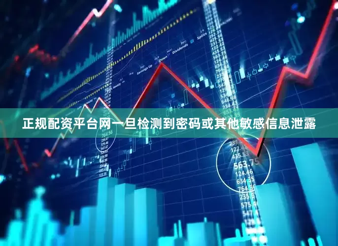 正规配资平台网一旦检测到密码或其他敏感信息泄露